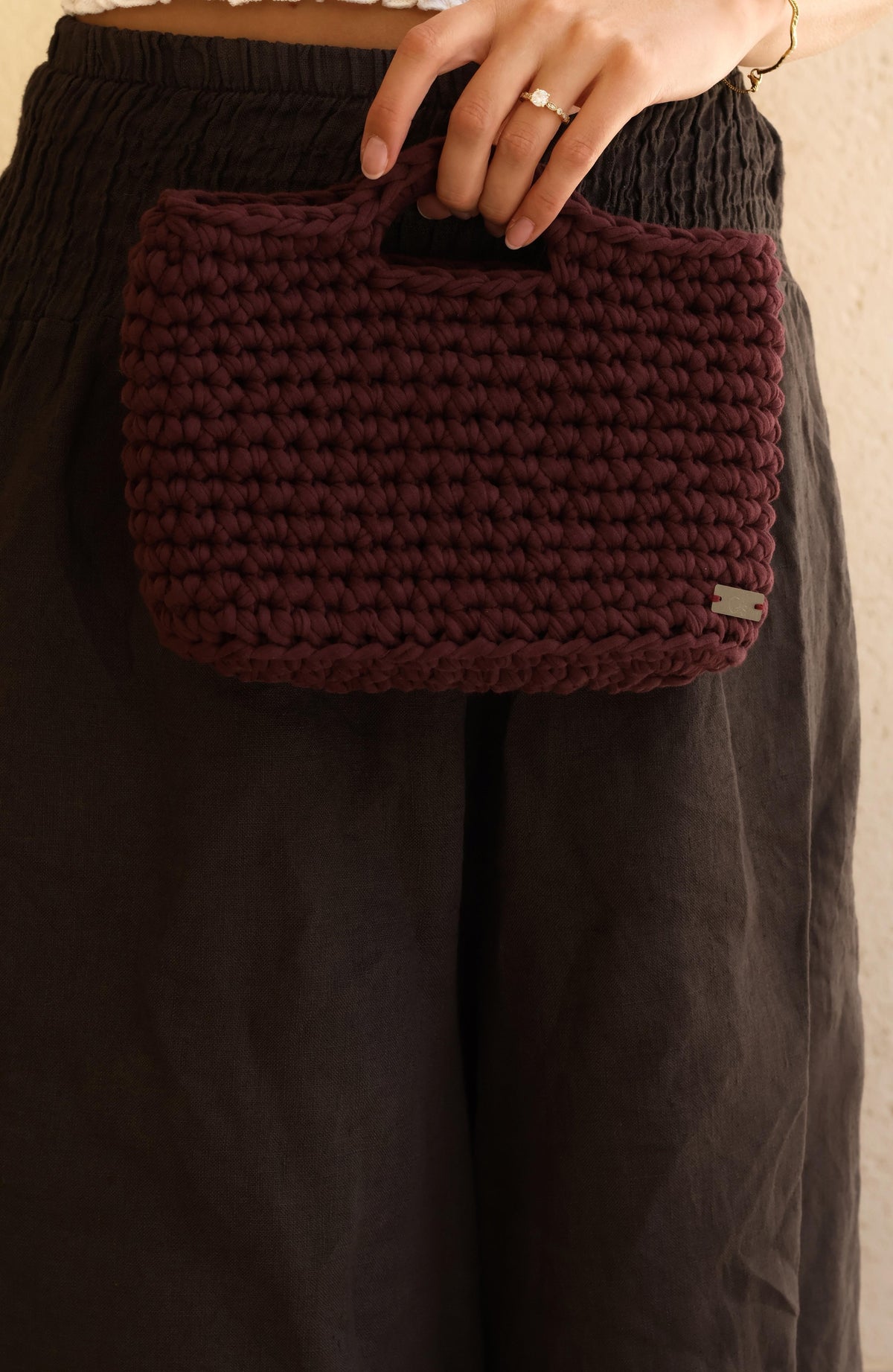 Cala handbag — Burgundy