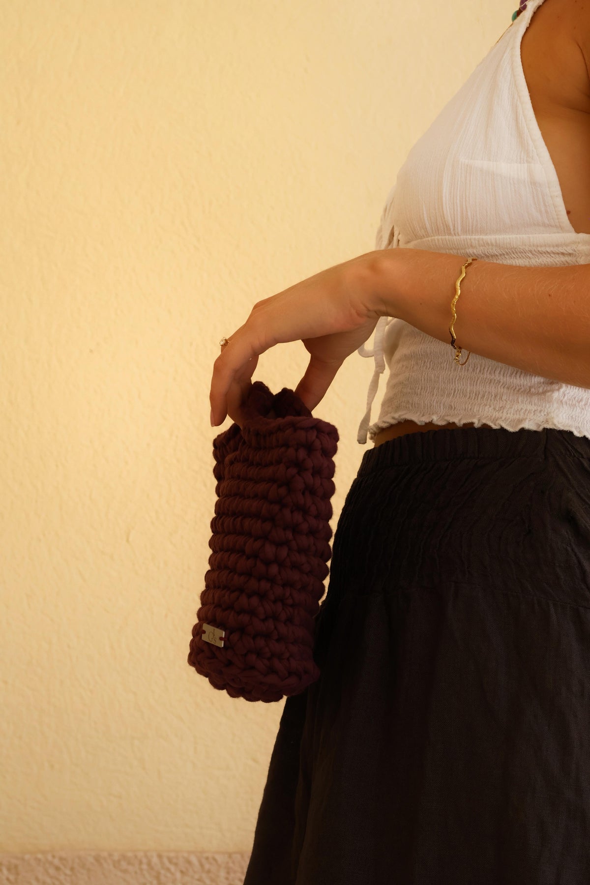 Cala handbag — Burgundy